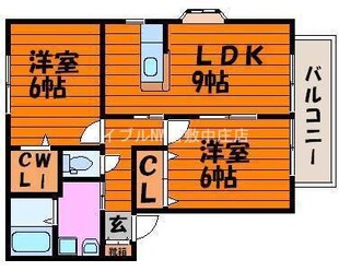 クスの木　Ｃ棟の物件間取画像